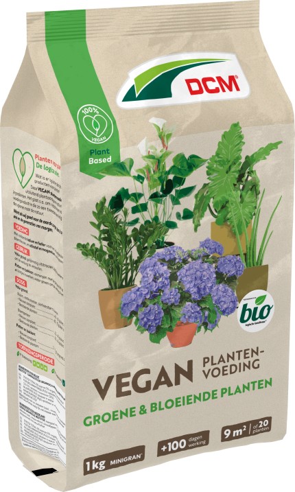 Vegan plantenvoeding groene & bloeiende planten
